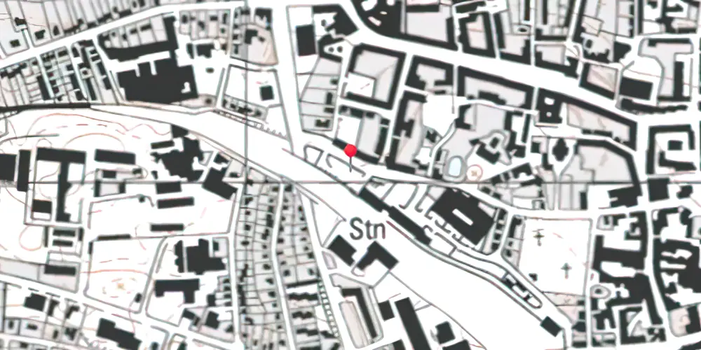 Historisk kort over Holbæk Banegård [1874-1972]