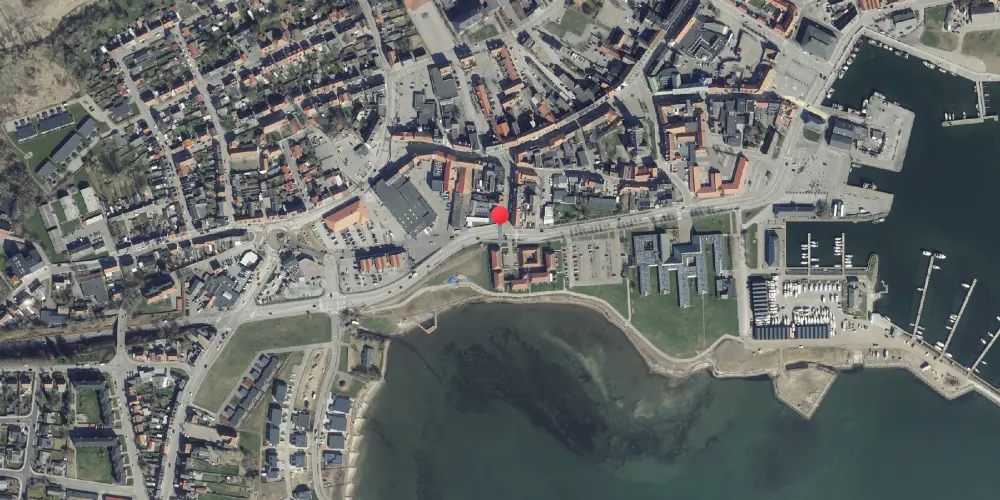 Historisk kort over Nykøbing Mors Station 