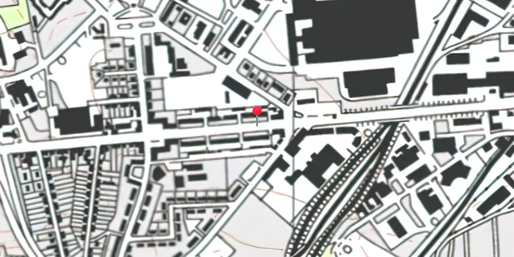 Historisk kort over Bolbro Letbanestation 