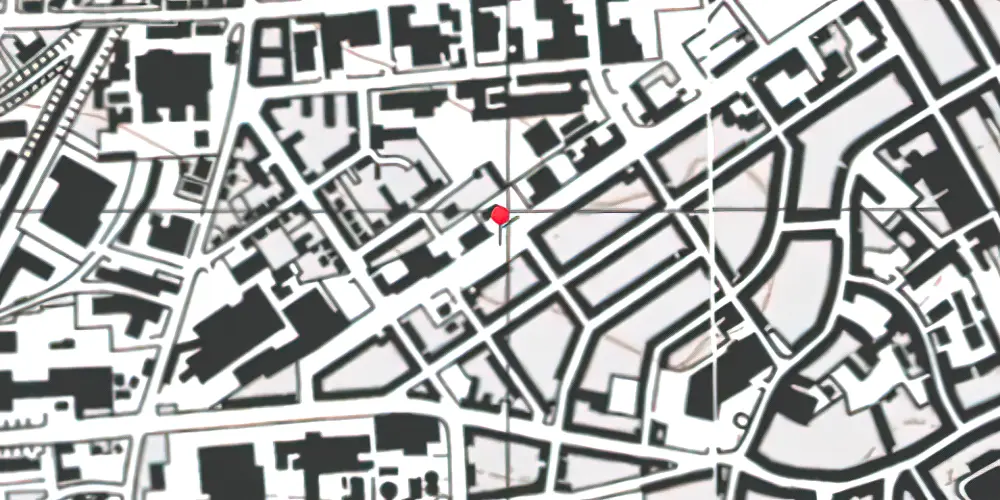 Historisk kort over Vestre Stationsvej Letbanestation