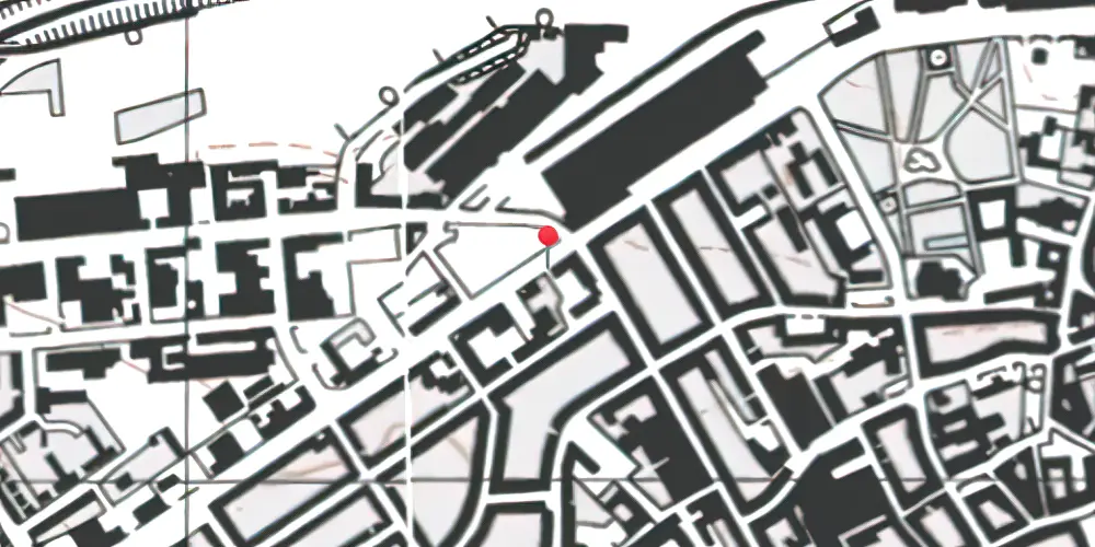 Historisk kort over Kongensgade Letbanestation 