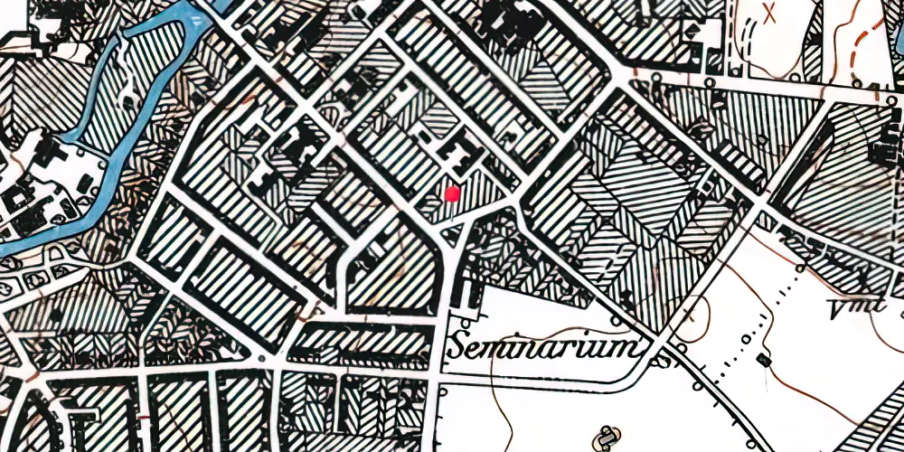 Historisk kort over Benedikts Plads Letbanestation