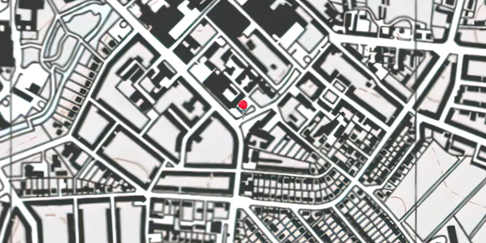 Historisk kort over Benedikts Plads Letbanestation