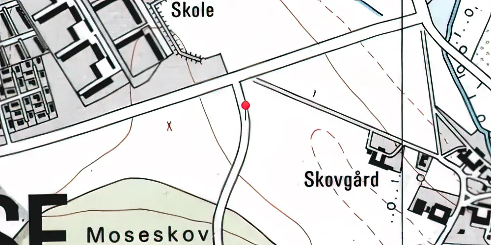Historisk kort over Cortex Park Letbanestation 