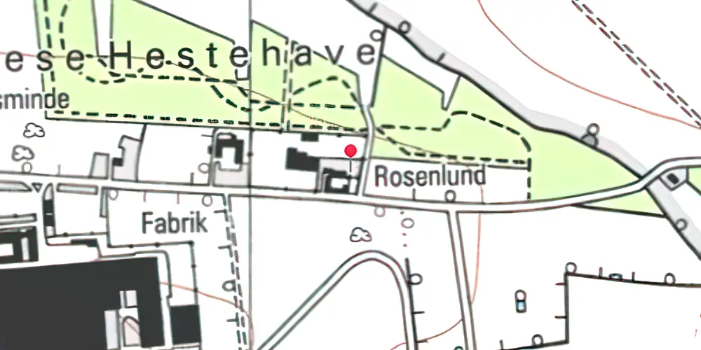 Historisk kort over Parkering Odense Syd Letbanestation 
