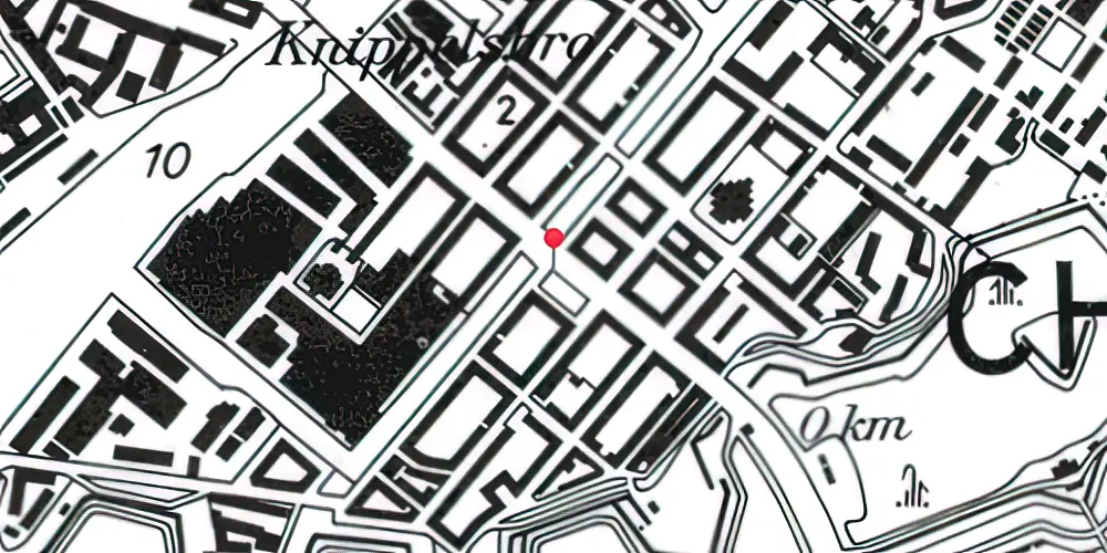 Historisk kort over Christianshavn Metrostation 