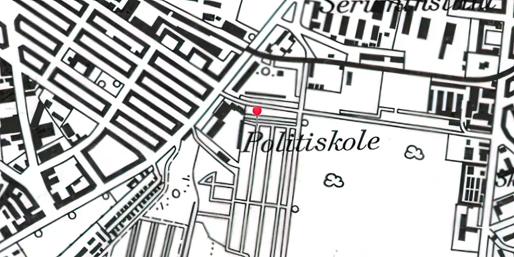 Historisk kort over Islands Brygge Metrostation 
