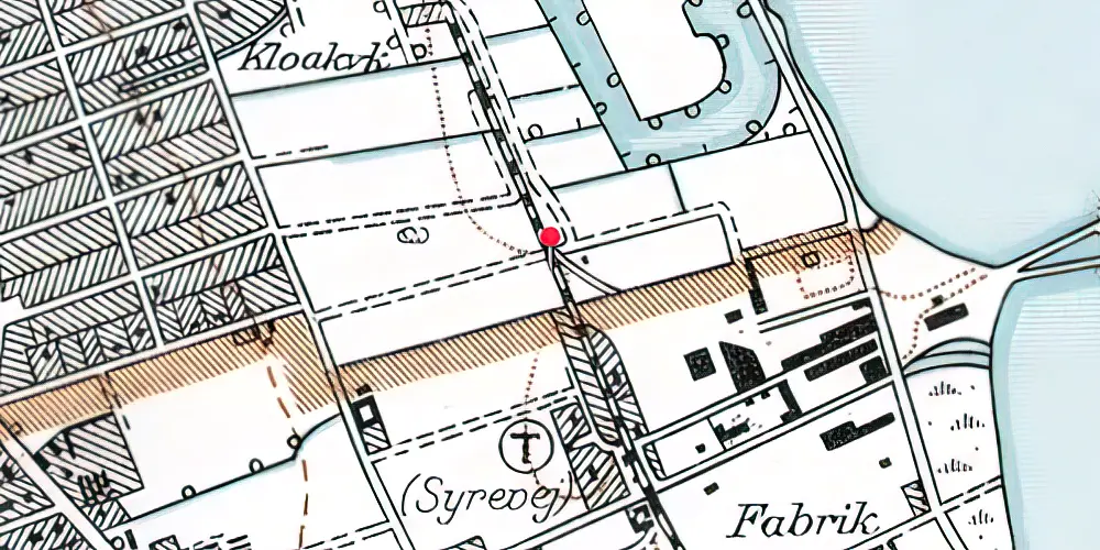 Historisk kort over Femøren Metrostation