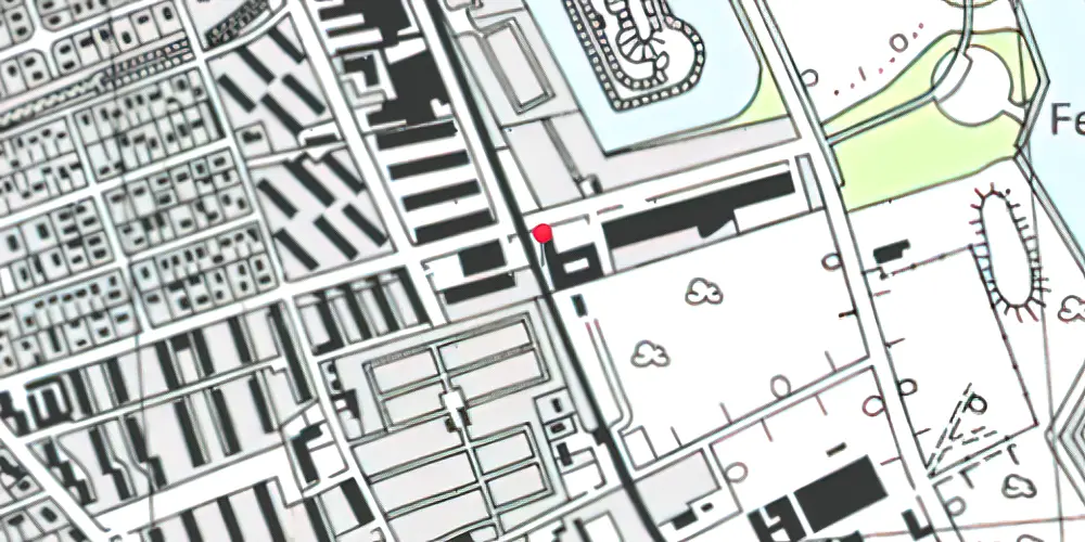 Historisk kort over Femøren Metrostation 