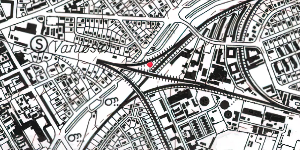 Historisk kort over Flintholm Metrostation