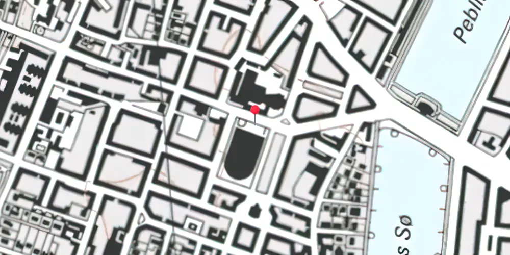 Historisk kort over Forum Metrostation