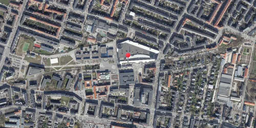 Historisk kort over Frederiksberg Metrostation