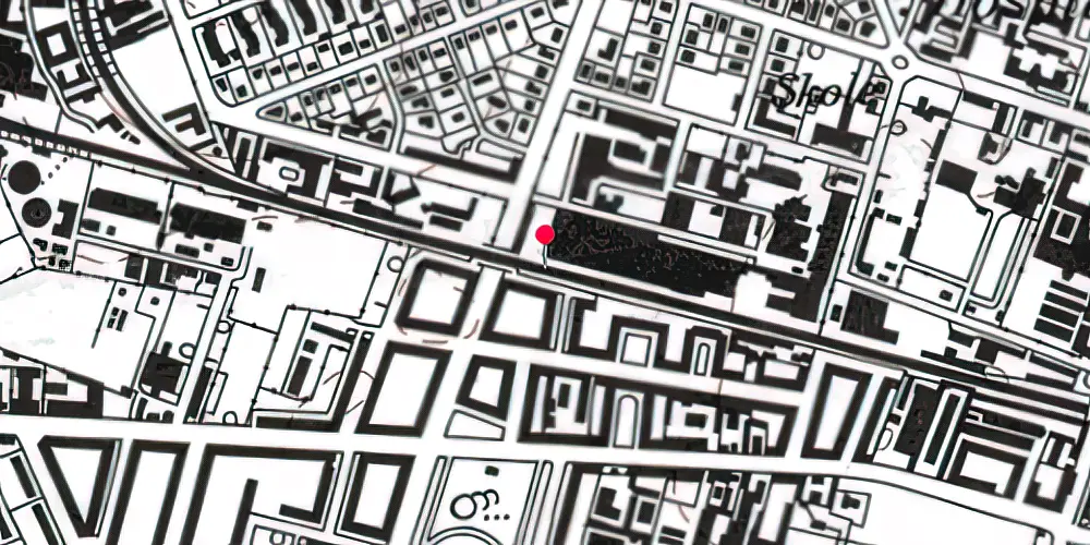 Historisk kort over Lindevang Metrostation 