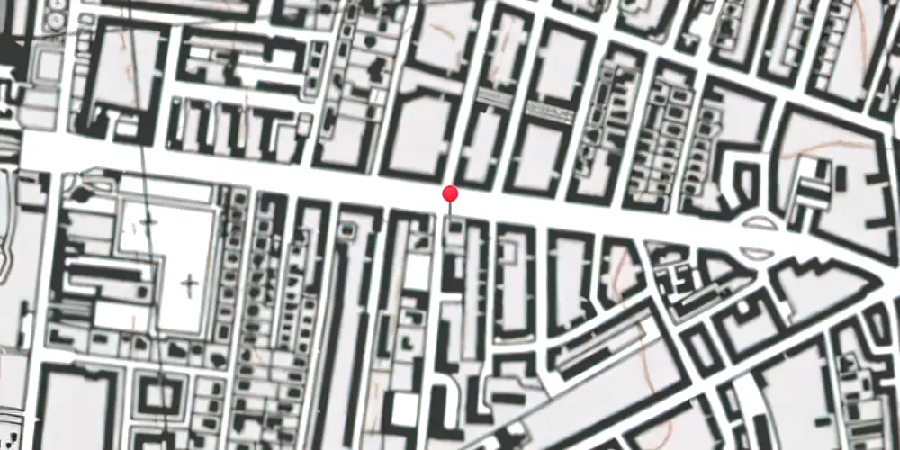 Historisk kort over Frederiksberg Allé Metrostation