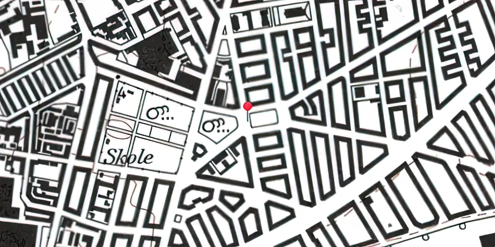 Historisk kort over Enghave Plads Metrostation