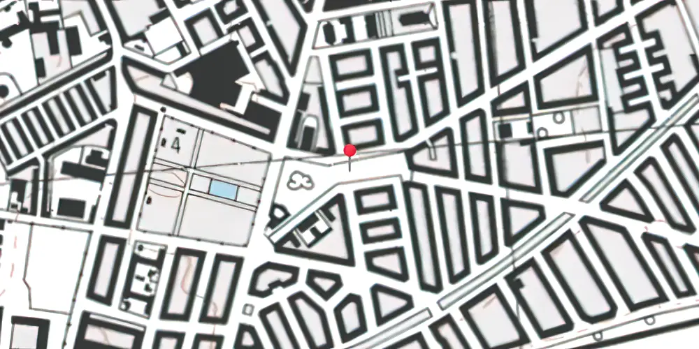 Historisk kort over Enghave Plads Metrostation 