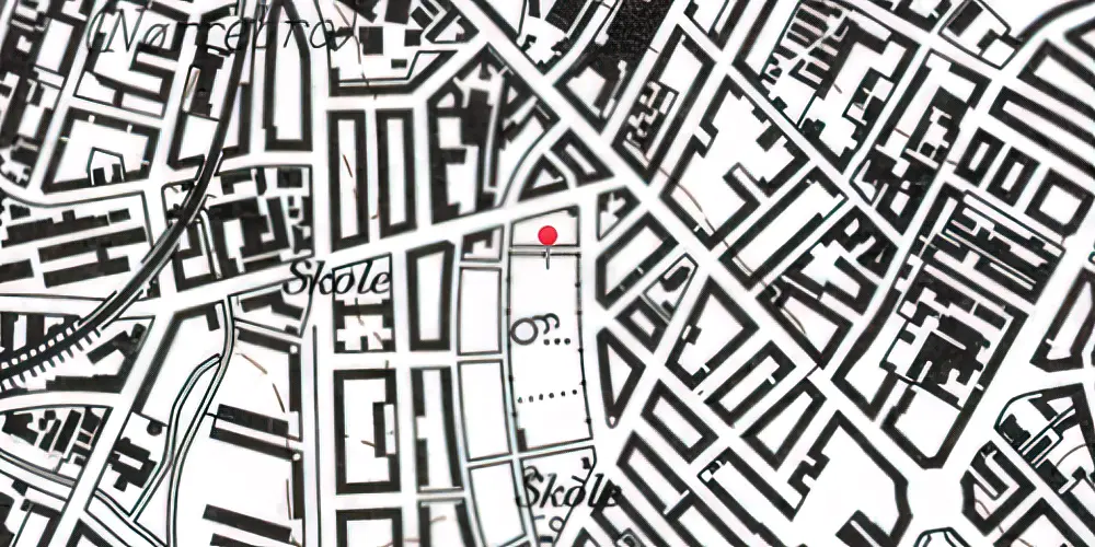 Historisk kort over Nørrebro B Station [1886-1930]