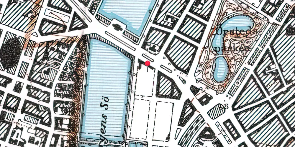 Historisk kort over Klampenborgbane Station