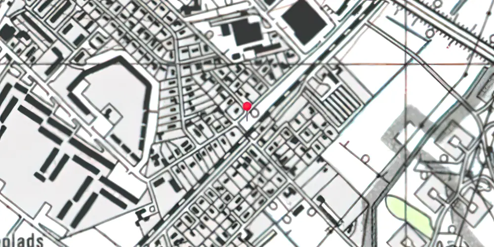 Historisk kort over Skalborg Station [1899-1950]