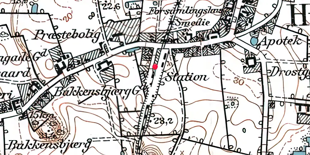 Historisk kort over Humble Station