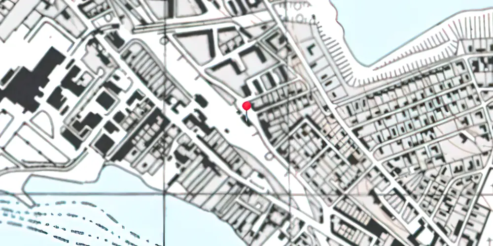 Historisk kort over Nørresundby Station [1871-1907]