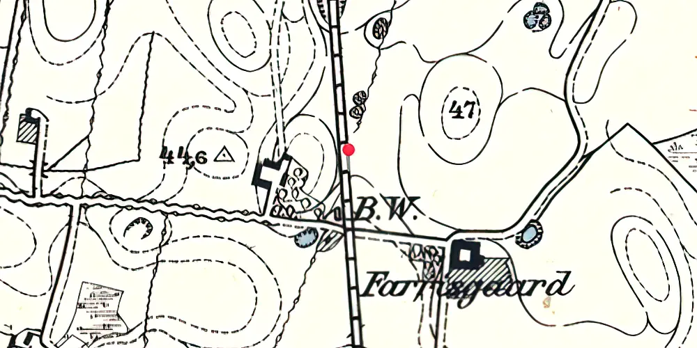 Historisk kort over Farris Billetsalgssted [1958-1964]