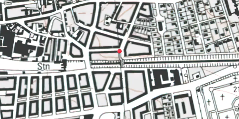 Historisk kort over Valby Station [1847-1864]