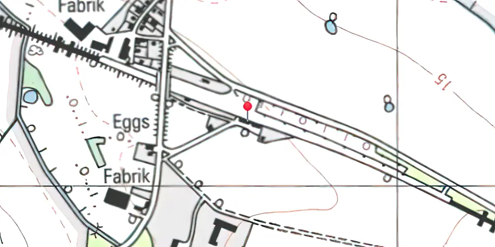 Historisk kort over Marslev Station [1908-1973]