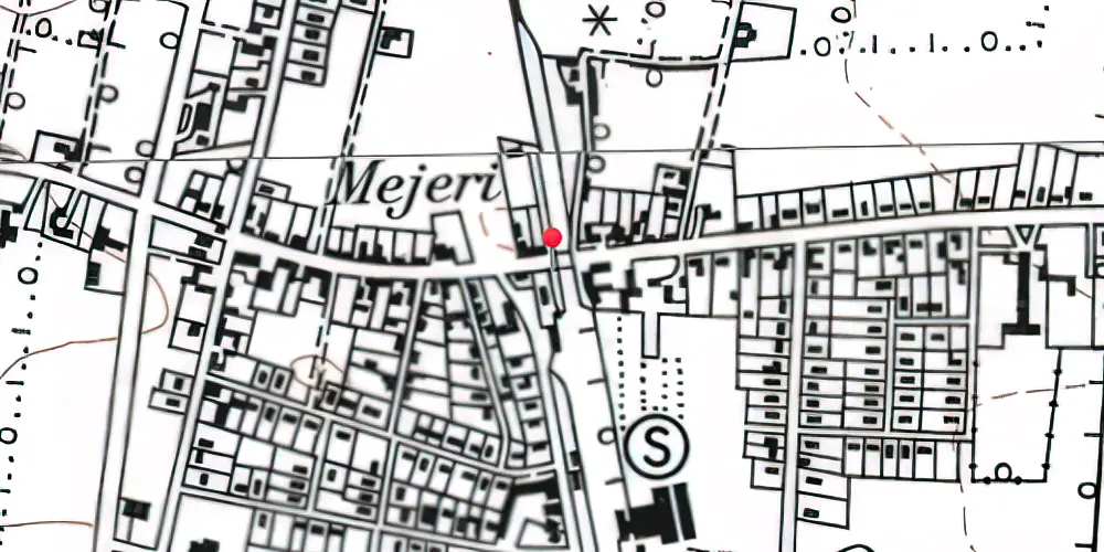 Historisk kort over Over-Jerstal Trinbræt [1864-1904]