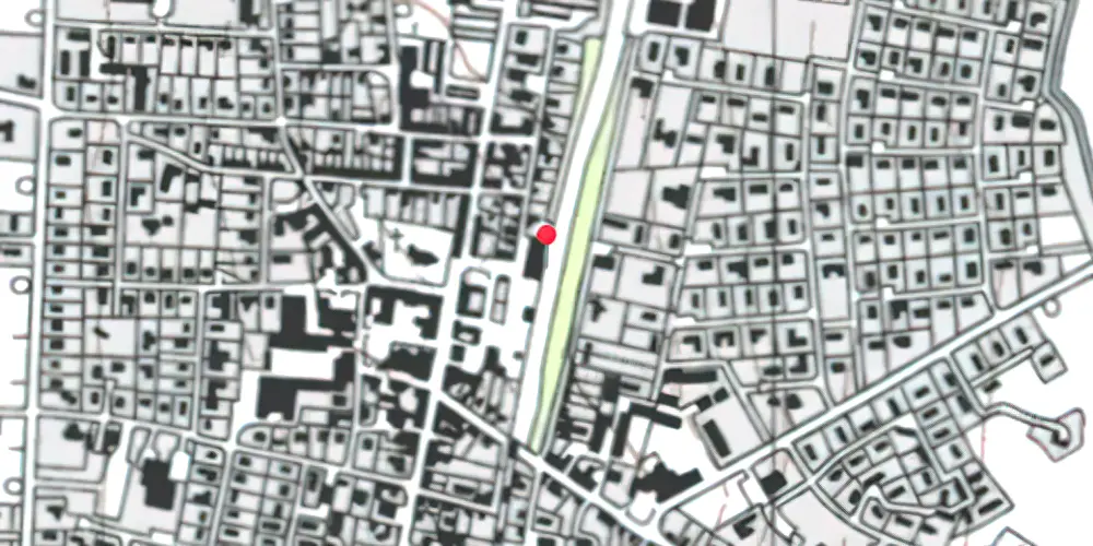 Historisk kort over Vildbjerg Station [1904-1972]