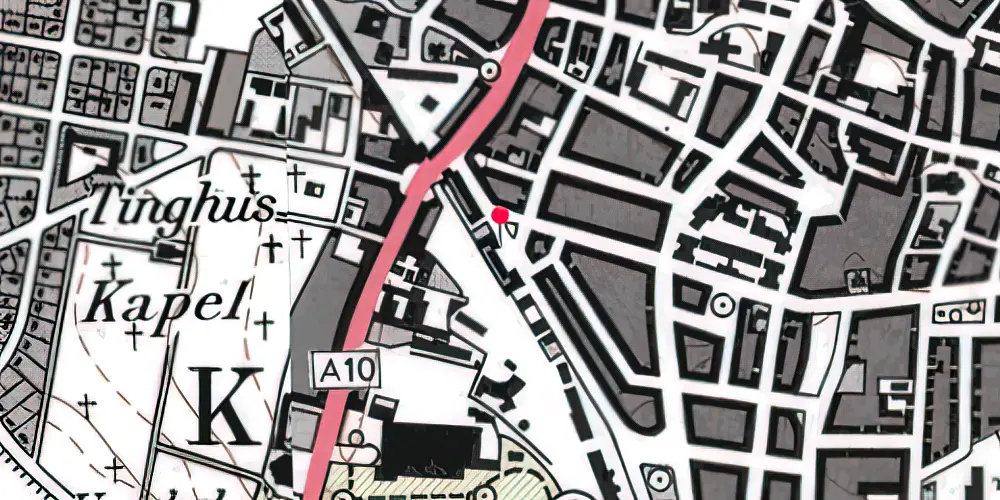 Historisk kort over Aalborg Station [1869-1902]