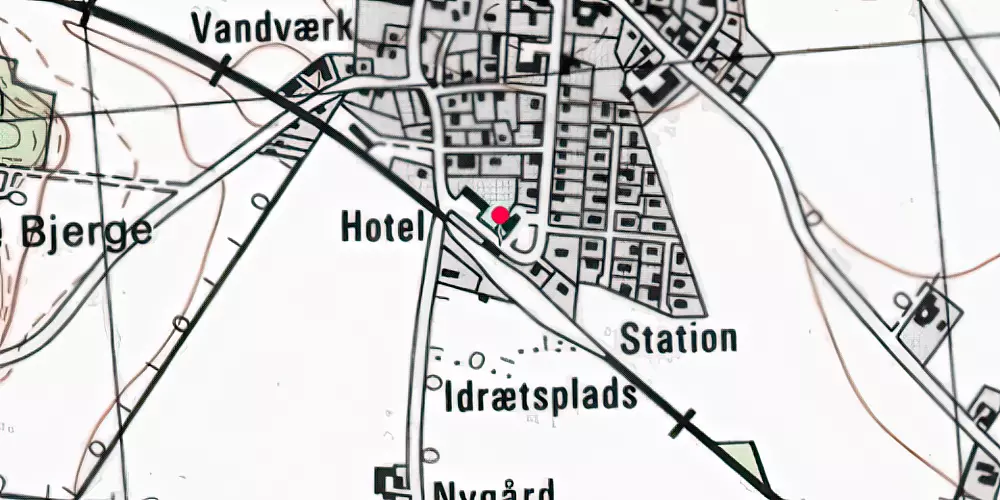 Historisk kort over Klippinge Station [1879-2001]