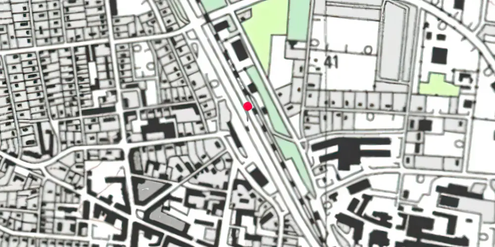 Historisk kort over Grindsted Station [1914-1916]
