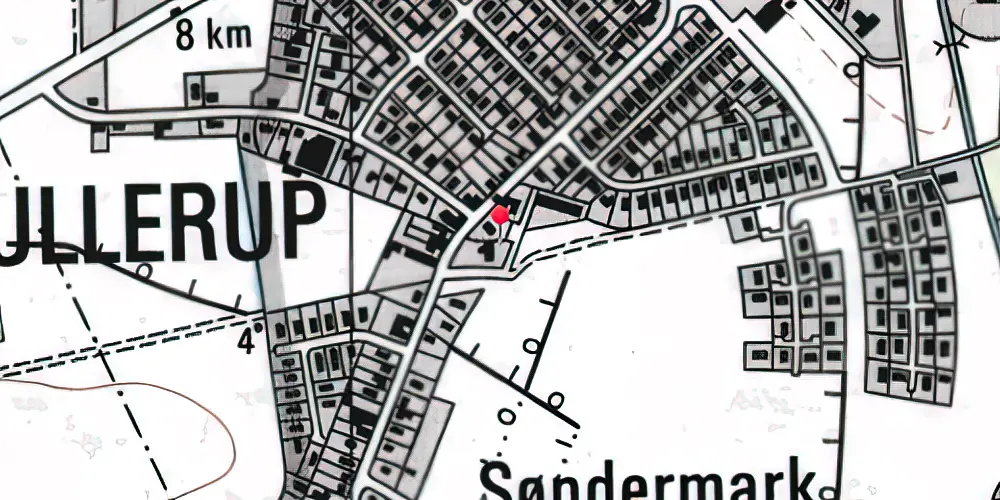 Historisk kort over Bullerup Station