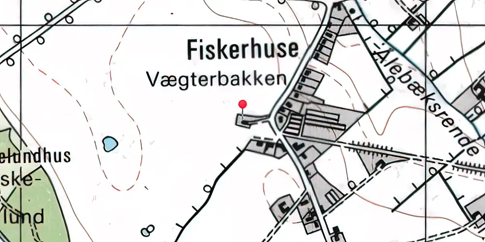 Historisk kort over Kølstrup Station