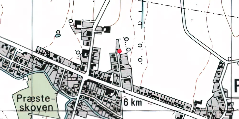Historisk kort over Nørreballe Station