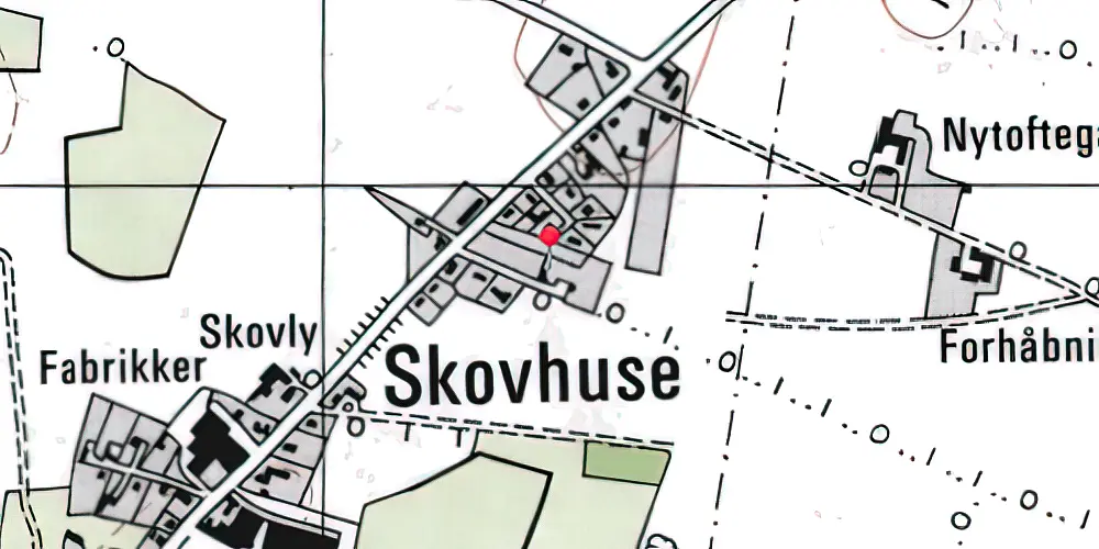 Historisk kort over Rynkeby Station 