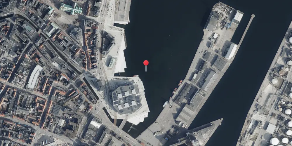 Historisk kort over Aarhus Havnestation [1957-1960]