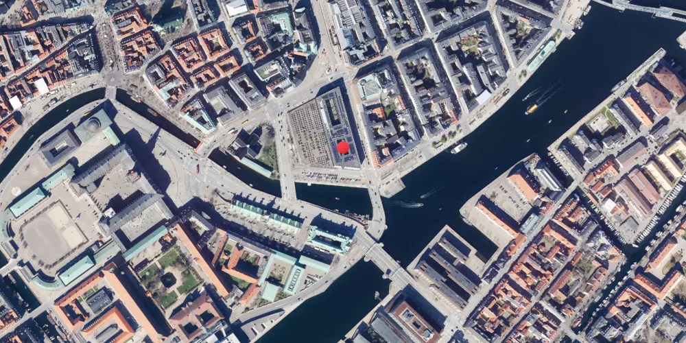 Historisk kort over Havnegade Havnebanestation