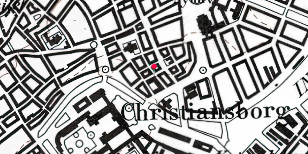 Historisk kort over Nikolajgade Indleveringssted