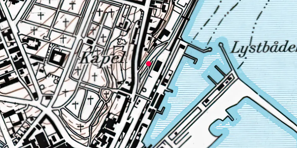 Historisk kort over Trøjborg Sidespor