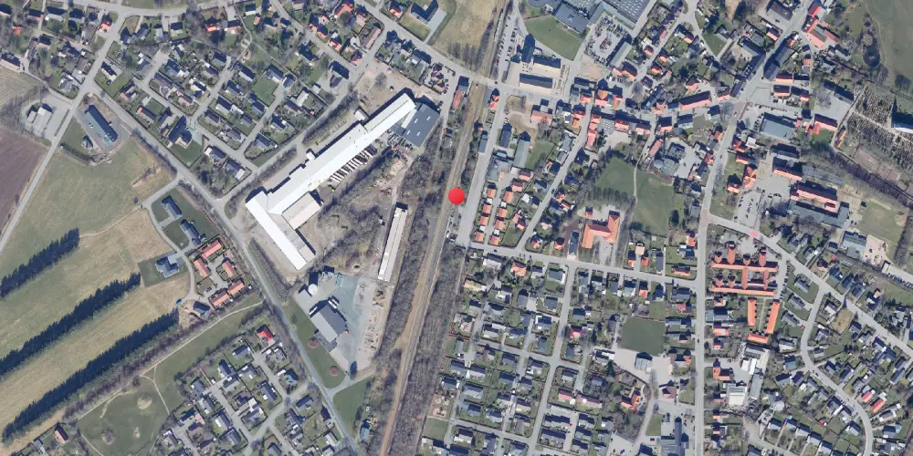 Historisk kort over Bredebro Station [1887-2002]