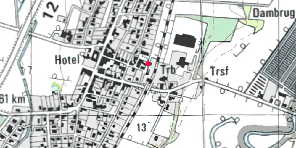 Historisk kort over Sig Station [1878-1970]