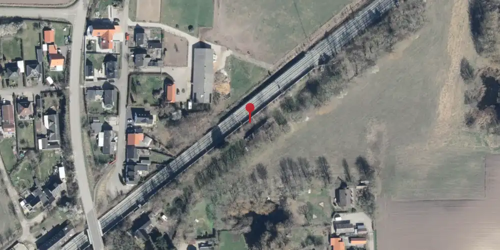 Historisk kort over Forlev Station [1873-1900]