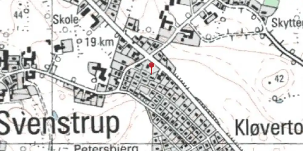 Historisk kort over Svenstrup (Als) Station [1898-1928]