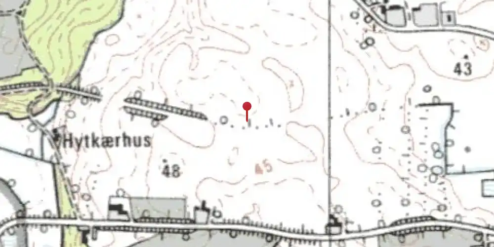 Historisk kort over Pamhøl Trinbræt [1899-1922]
