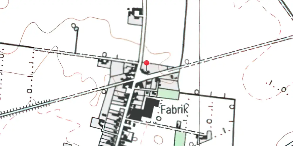 Historisk kort over Skamby Station 