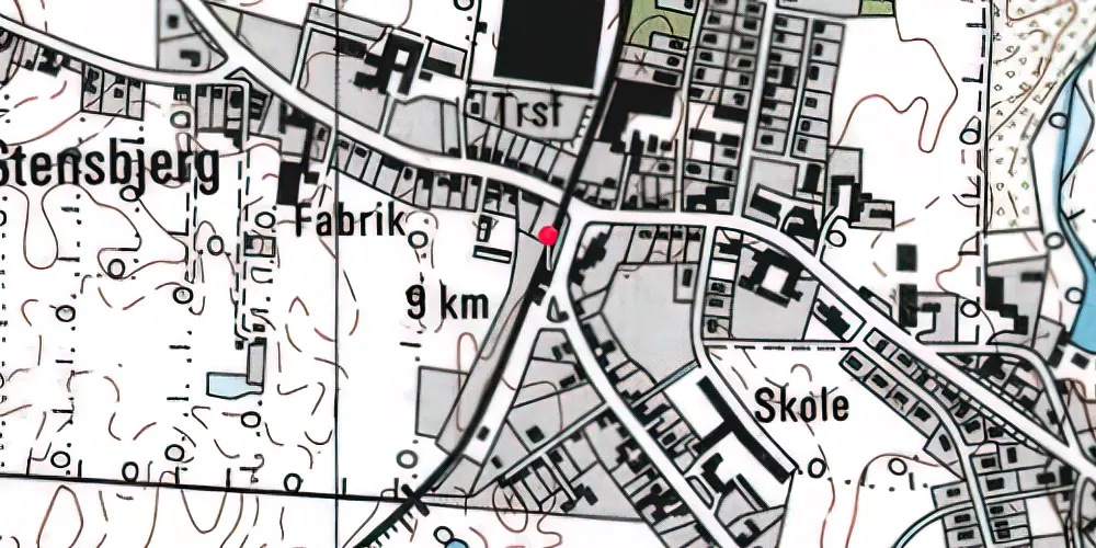 Historisk kort over Knarreborg Station