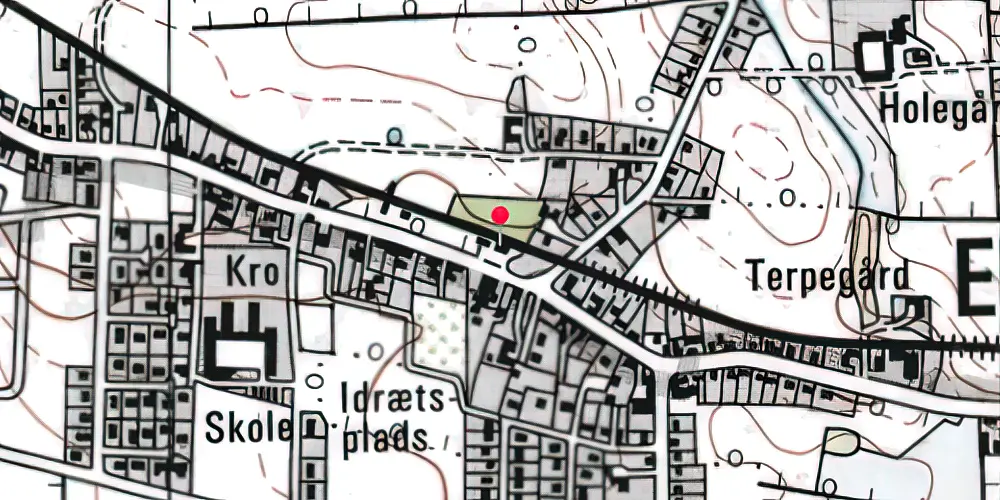 Historisk kort over Ebberup Station 