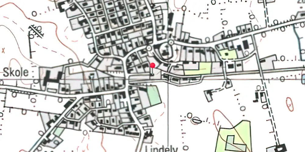 Historisk kort over Ulbølle Station 